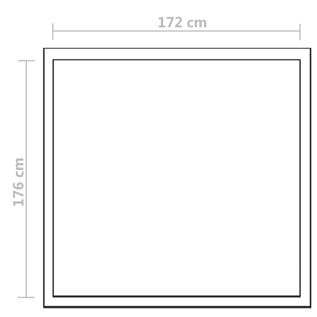 Tuinkas 3,46 m² versterkt aluminium