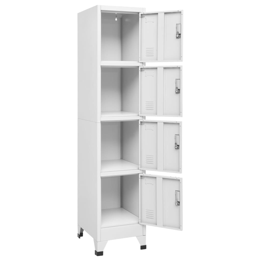 Lockerkast 38x45x180 cm staal antracietkleurig