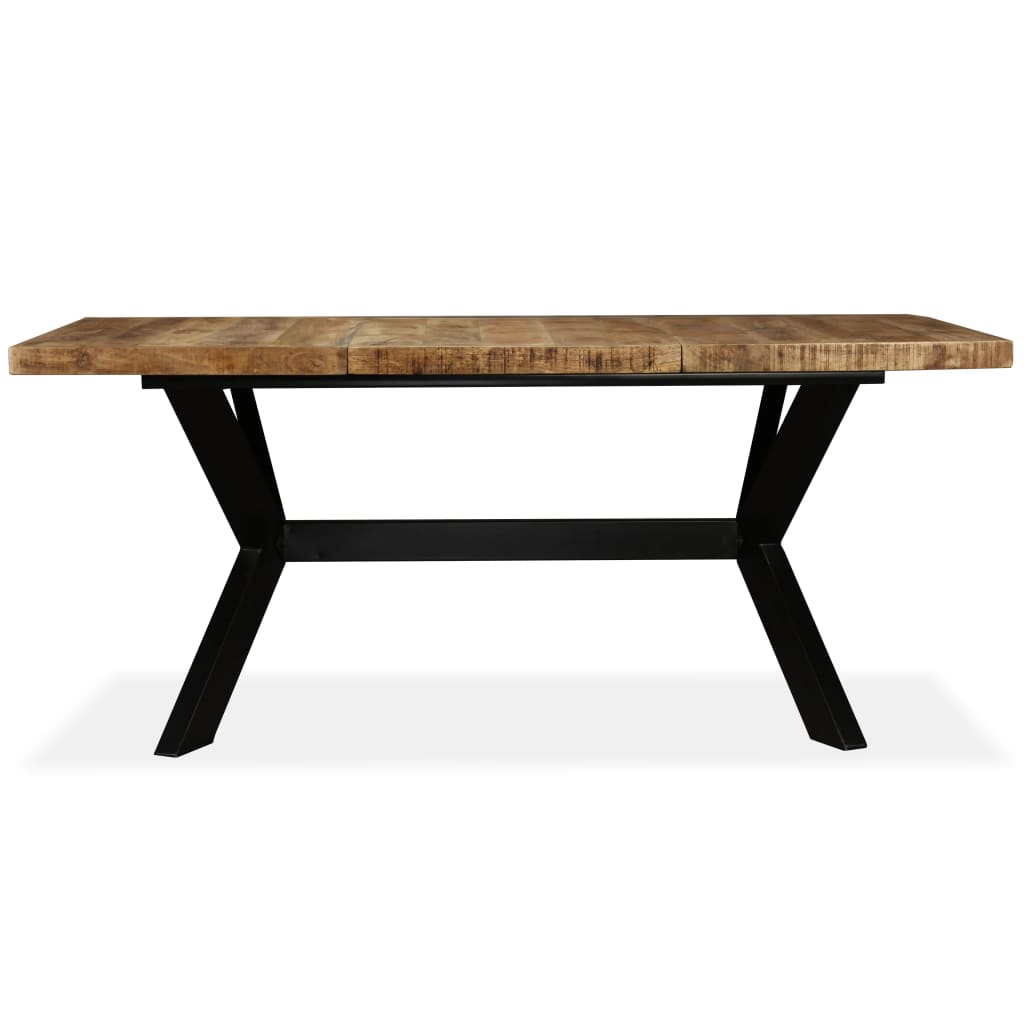 Eettafel 200x100x75 cm massief mangohout