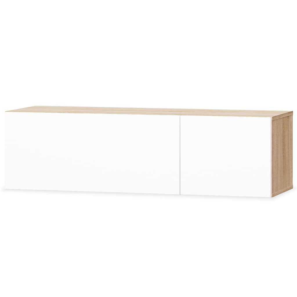 Tv-meubel 120x40x34 cm bewerkt hout hoogglans