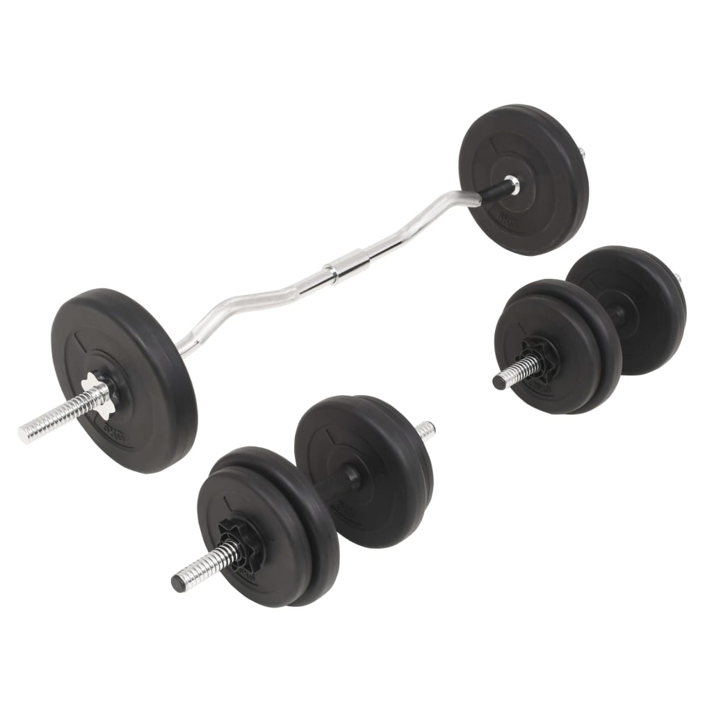 Barbell- en dumbbellset 60,5 kg