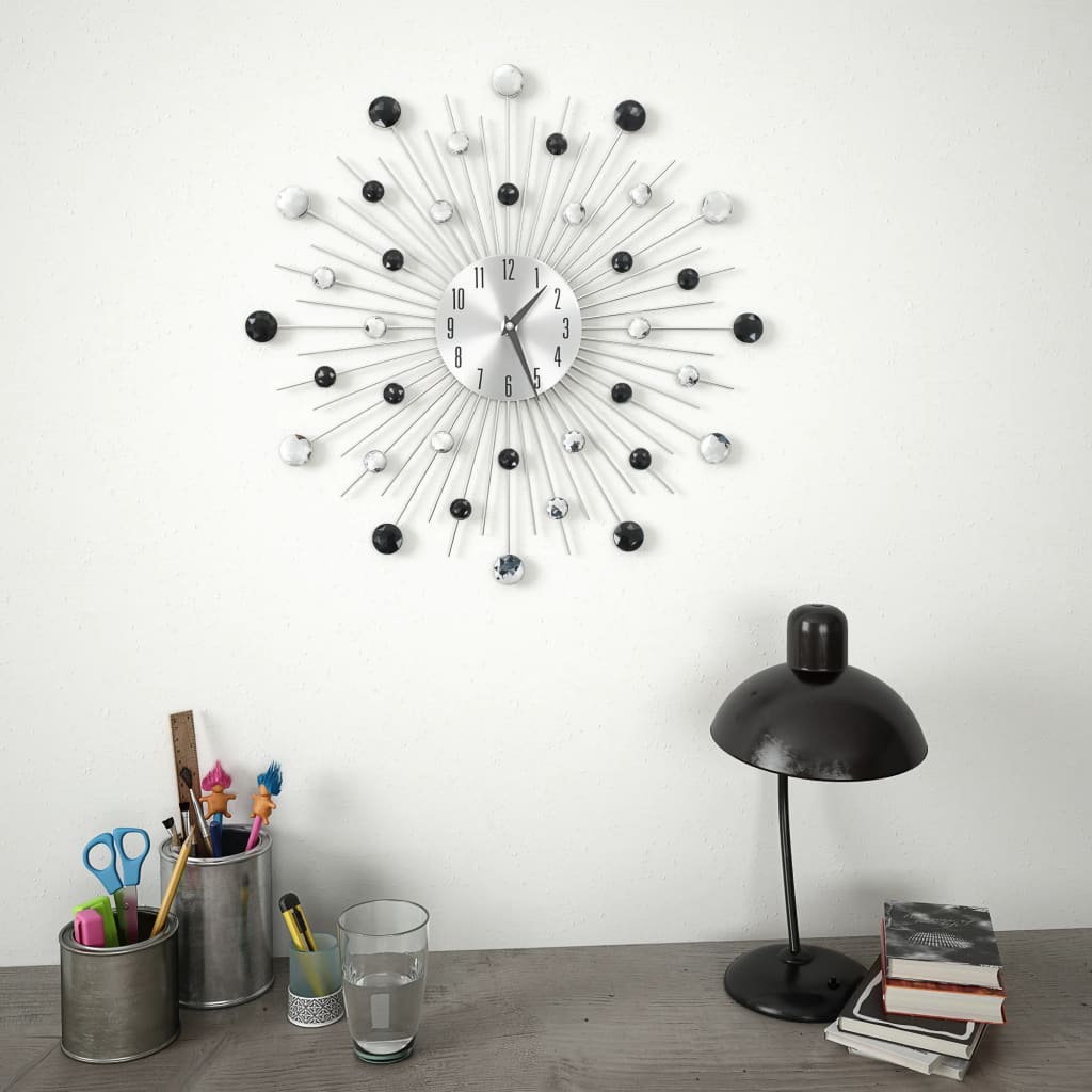 Wandklok met quartz-mechanisme 50 cm modern ontwerp