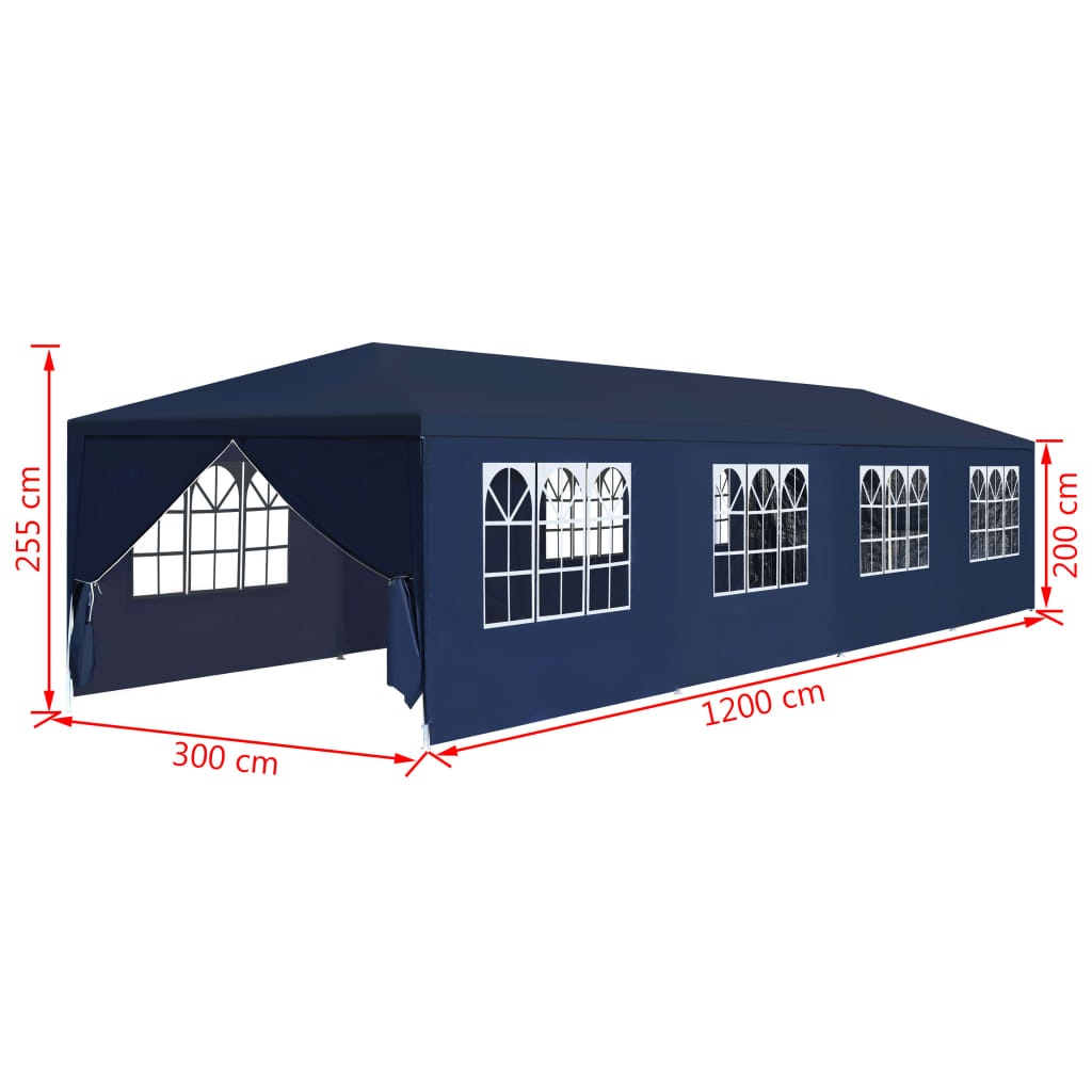 Partytent 3x3 m antracietkleurig