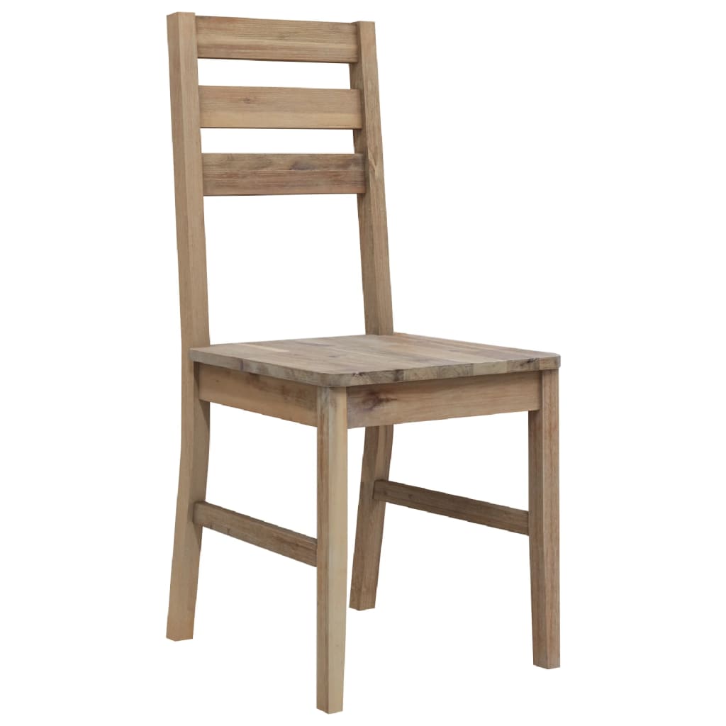 Eetkamerstoelen 6 st massief acaciahout