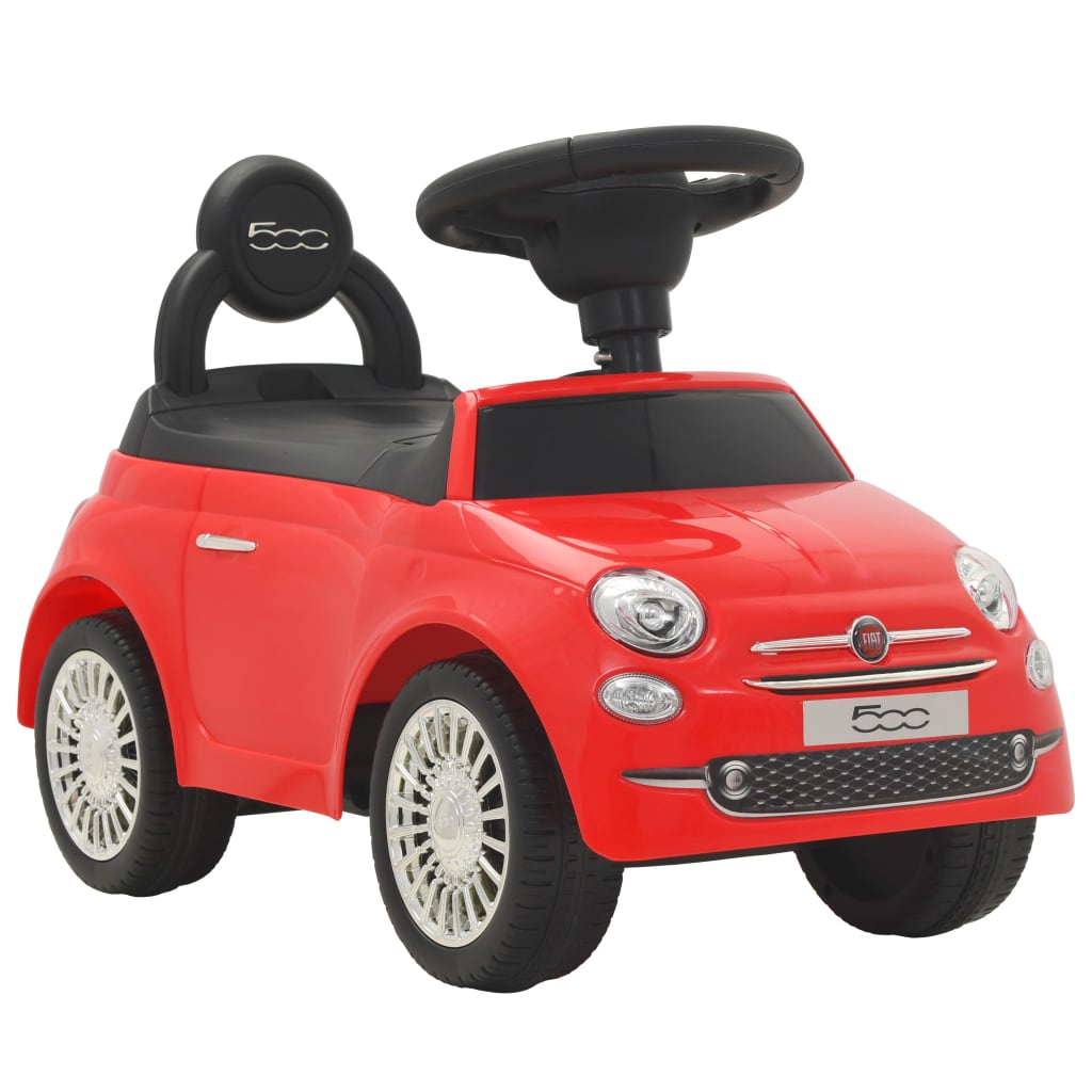 Loopauto Fiat 500 rood