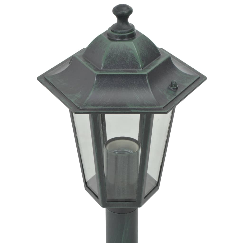 Paalverlichting voor tuin E27 110 cm aluminium 6 st