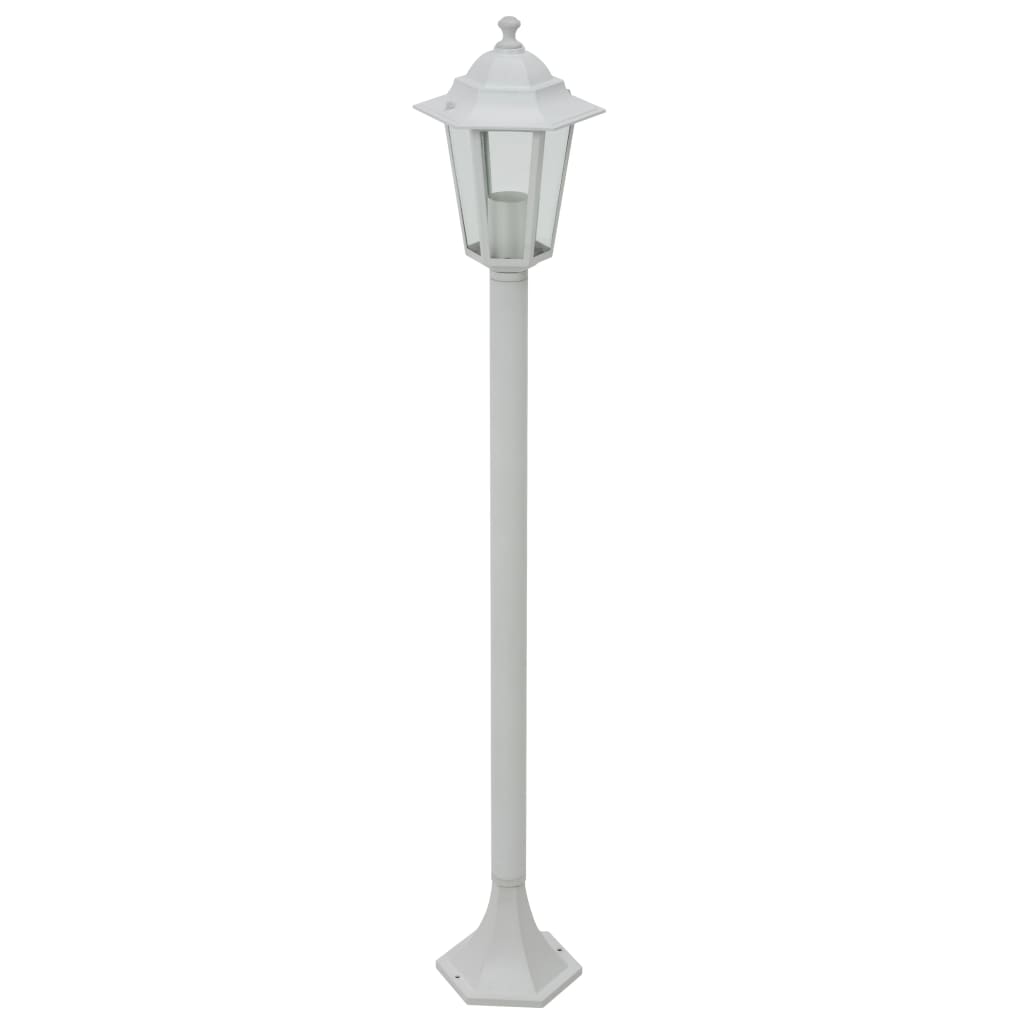 Paalverlichting voor tuin E27 110 cm aluminium 6 st