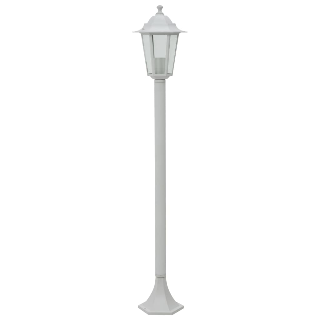 Paalverlichting voor tuin E27 110 cm aluminium 6 st