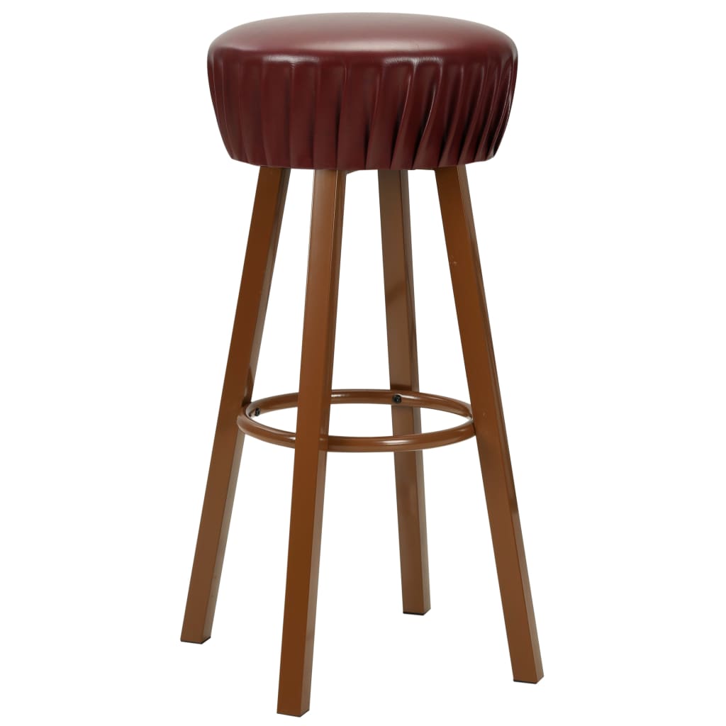 Barstoelen 2 st kunstleer