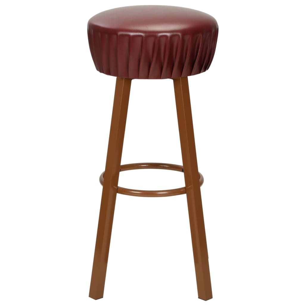 Barstoelen 2 st kunstleer