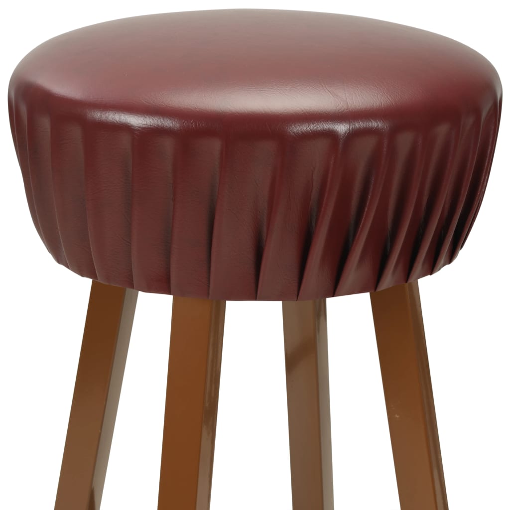 Barstoelen 2 st kunstleer