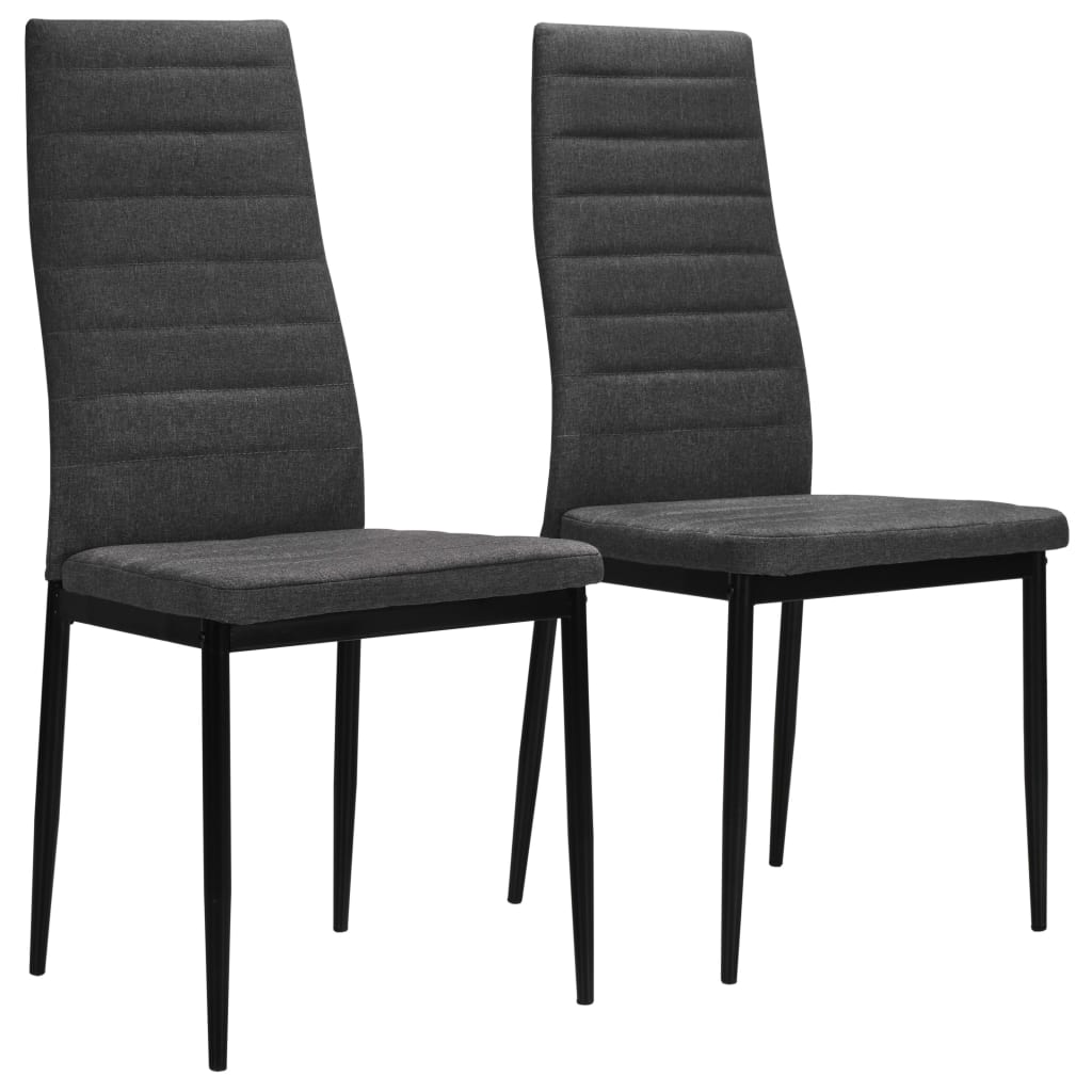 Eetkamerstoelen 2 st stof