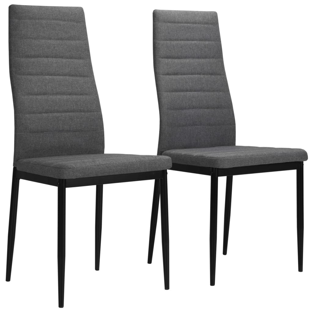 Eetkamerstoelen 2 st stof