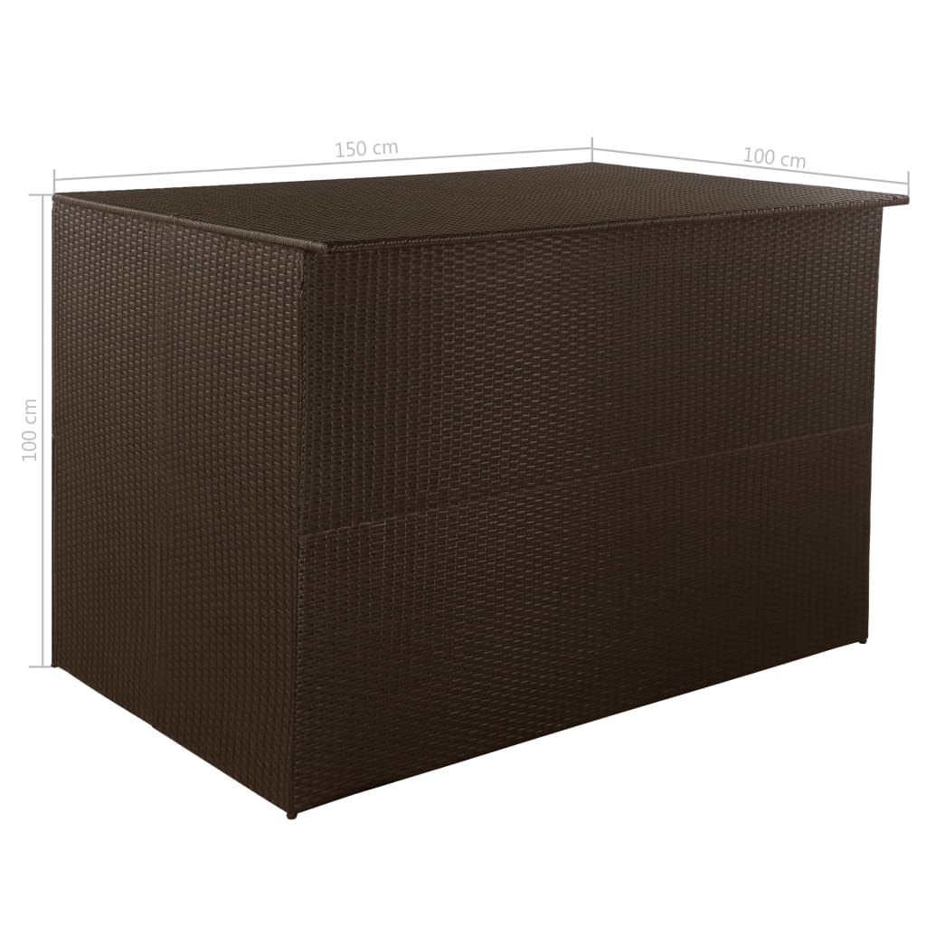 Tuinbox 150x100x100 cm poly rattan