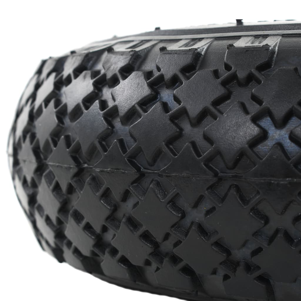 Steekwagenwielen 4 st 3,00-4 (245x82) rubber