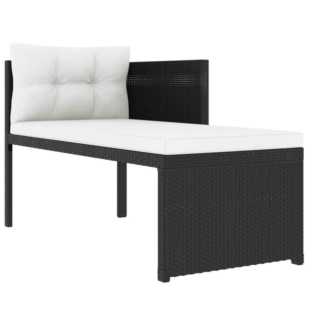 4-delige Loungeset poly rattan