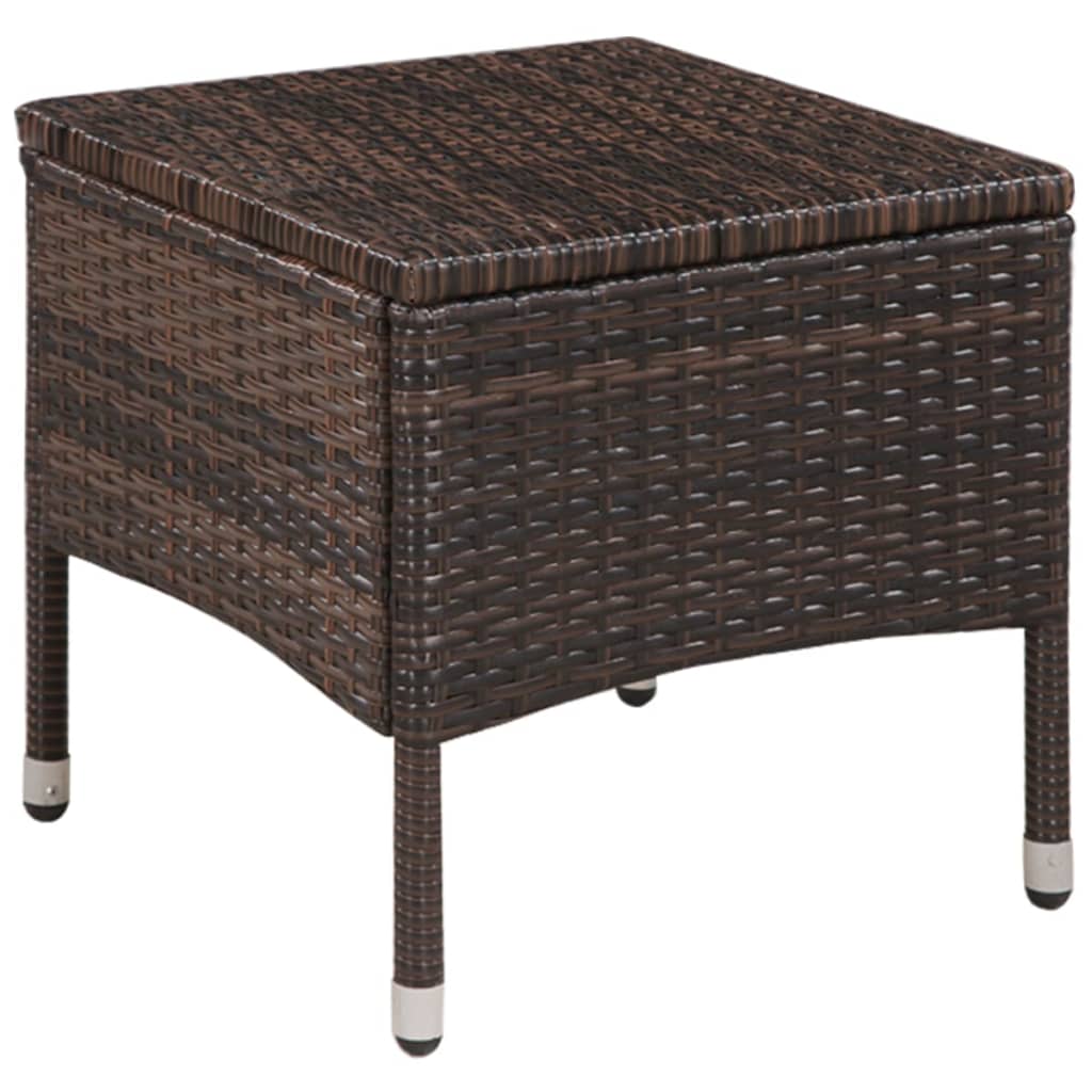 3-delige Bistroset poly rattan