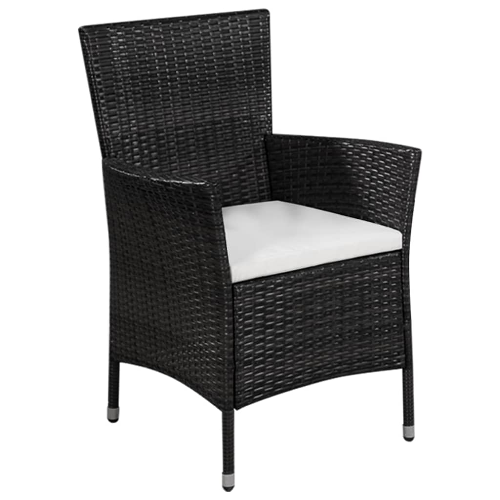 3-delige Bistroset poly rattan