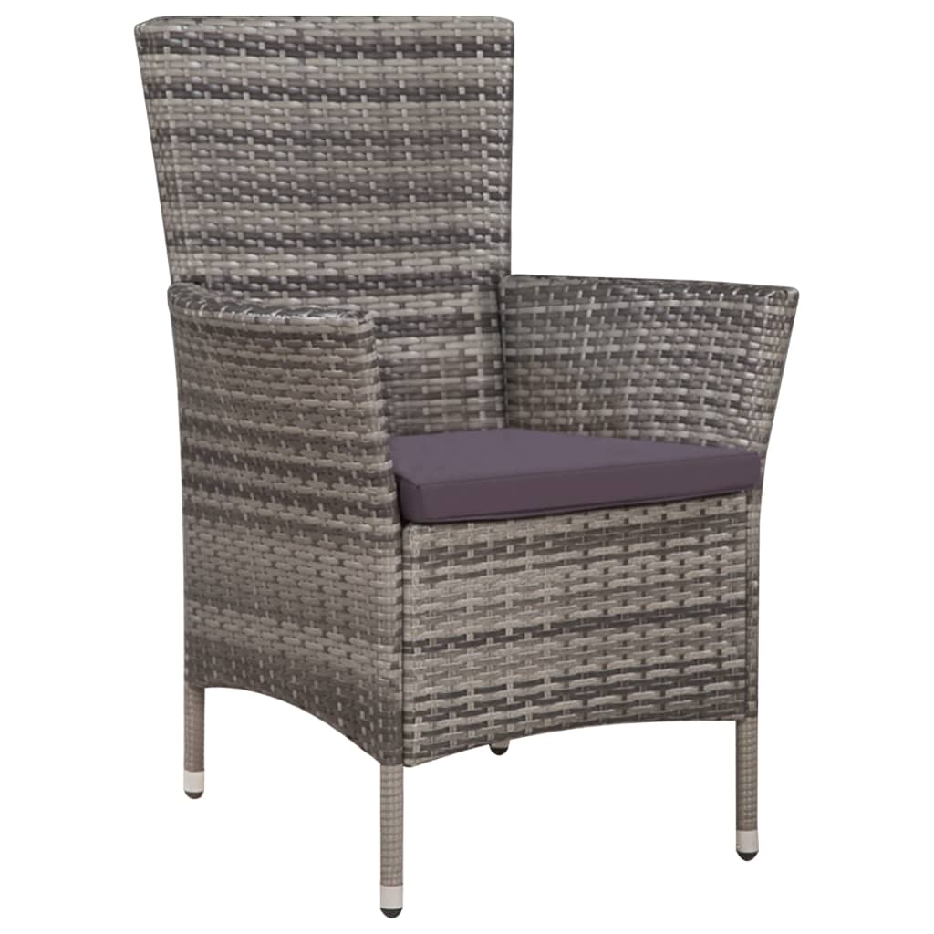 3-delige Bistroset poly rattan