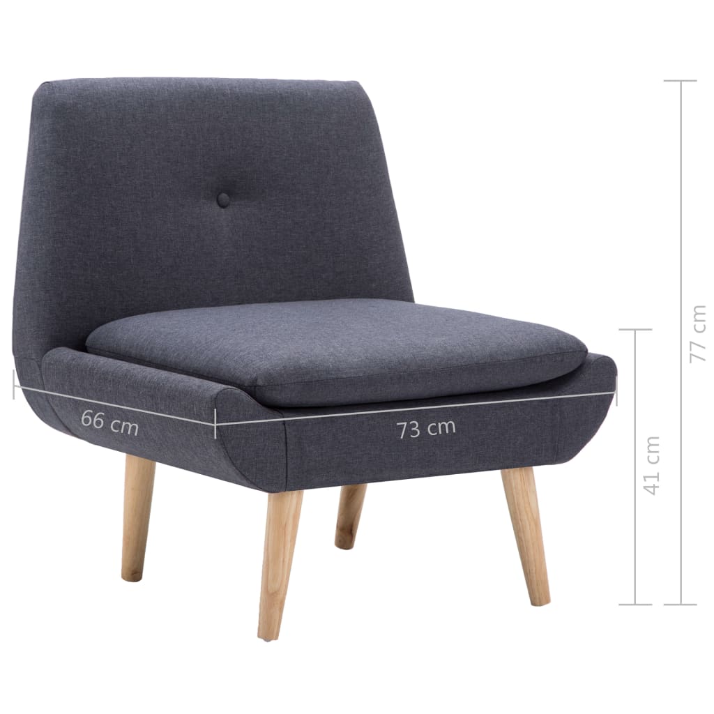 Fauteuil stof geel