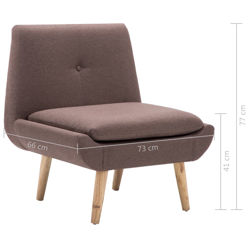 Fauteuil stof geel