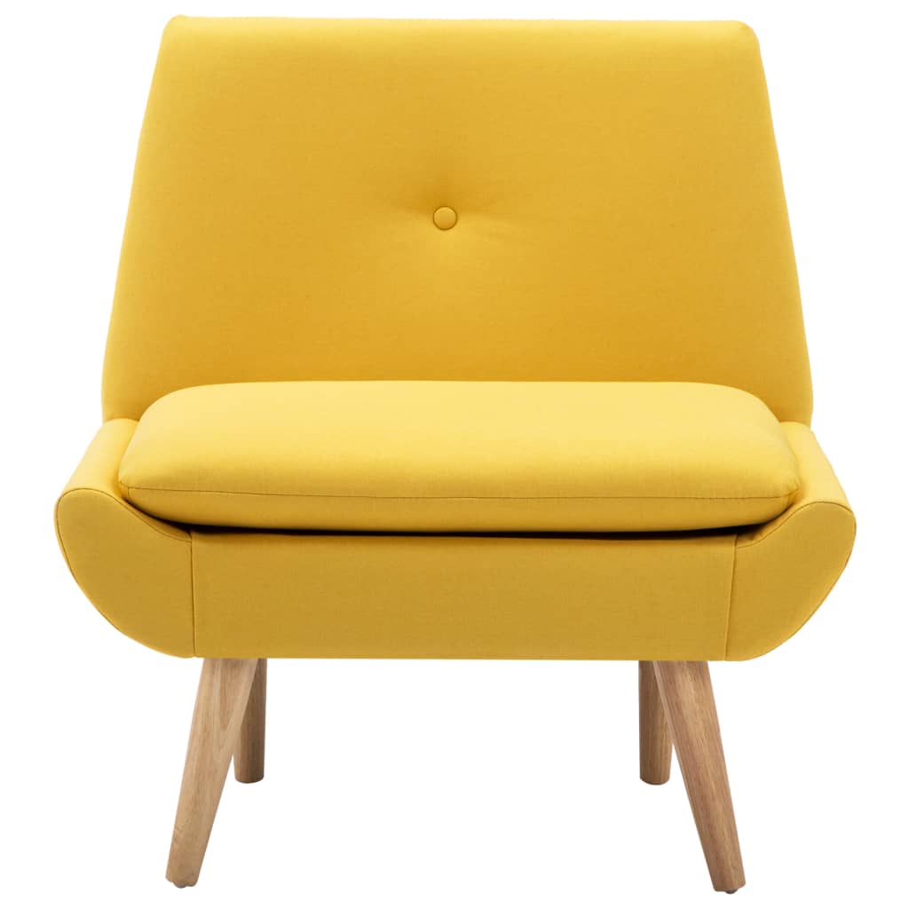 Fauteuil stof geel