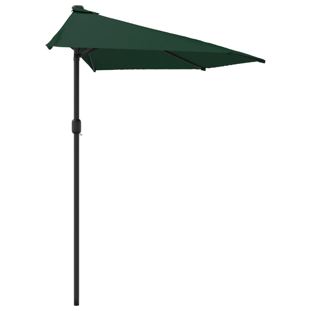 Balkonparasol half met aluminium paal 270x144 cm