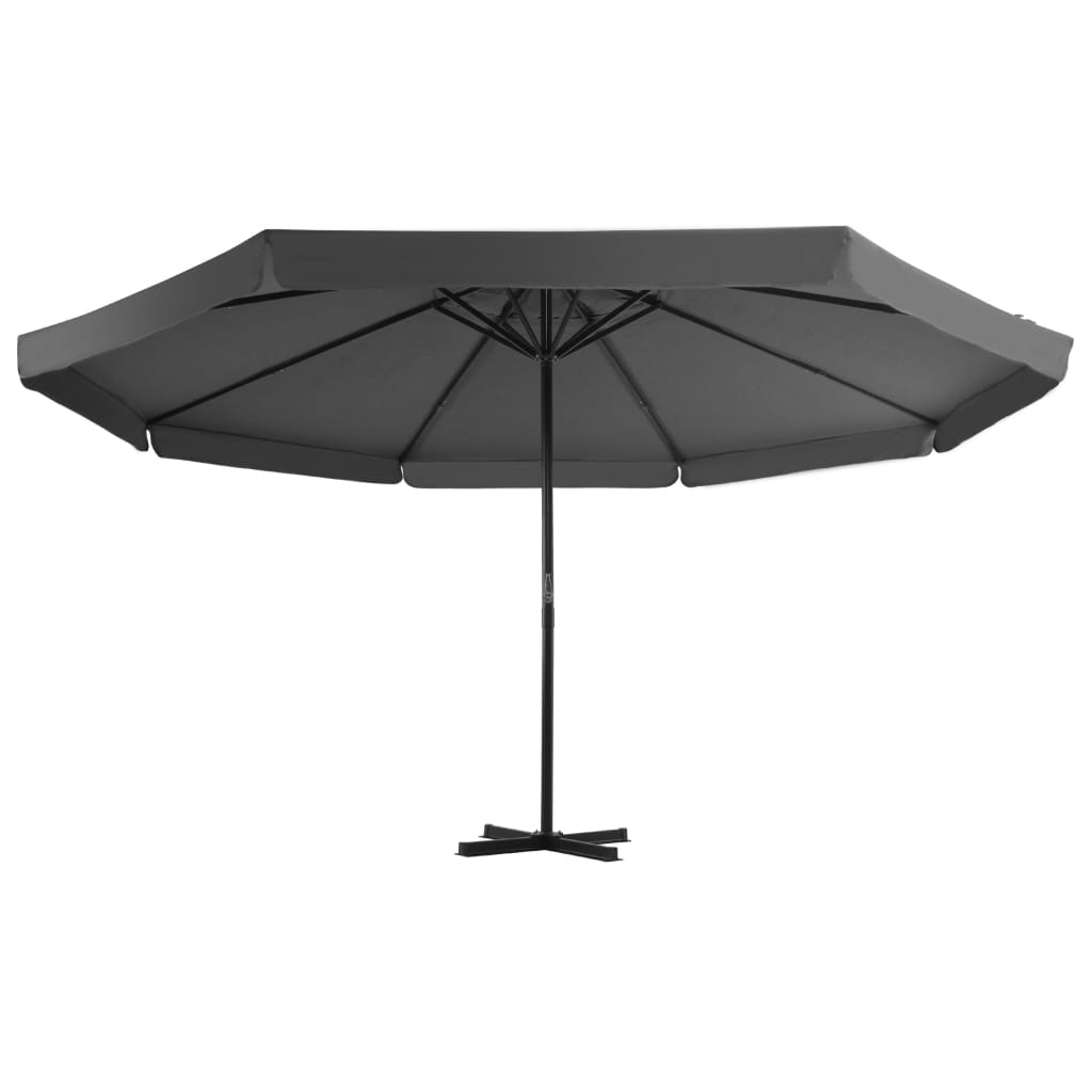 Parasol met aluminium paal 600 cm