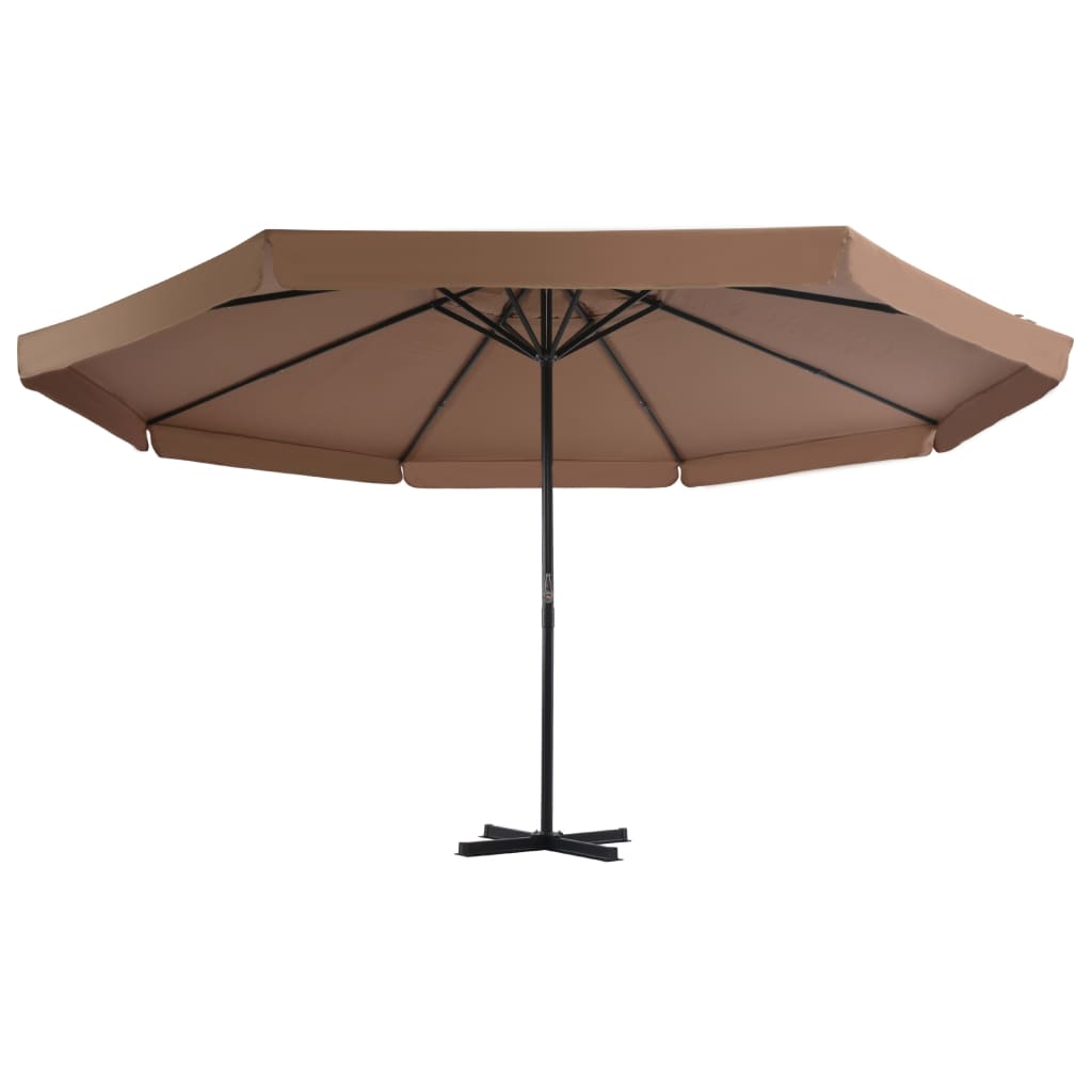 Parasol Samos 500 cm aluminium groen