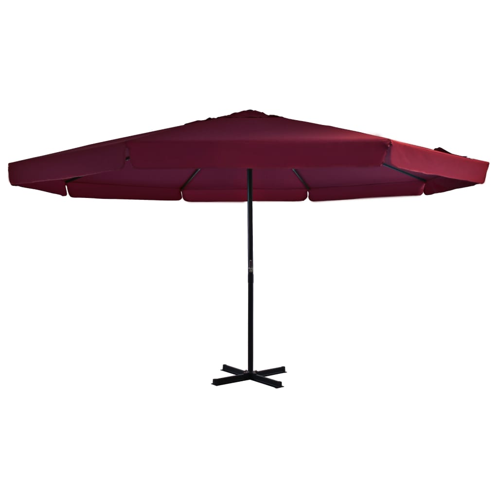 Parasol met aluminium paal 600 cm