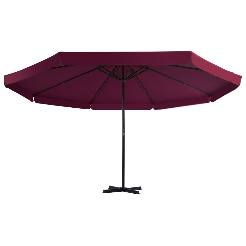 Parasol met aluminium paal 600 cm