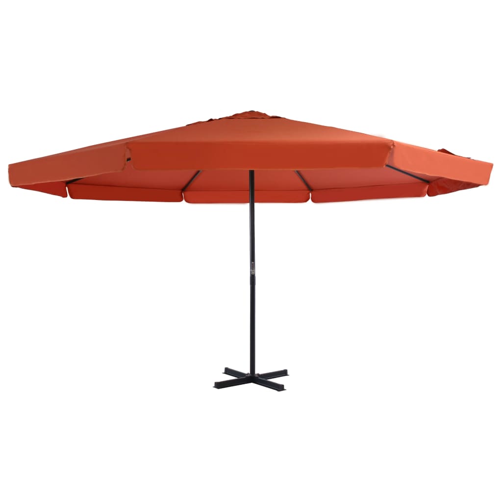 Parasol met aluminium paal 600 cm