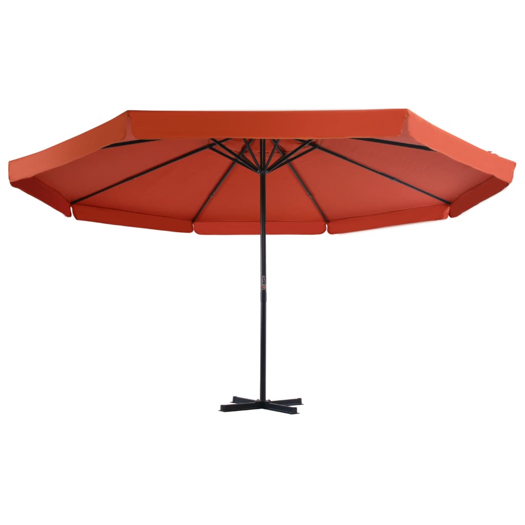 Parasol met aluminium paal 600 cm