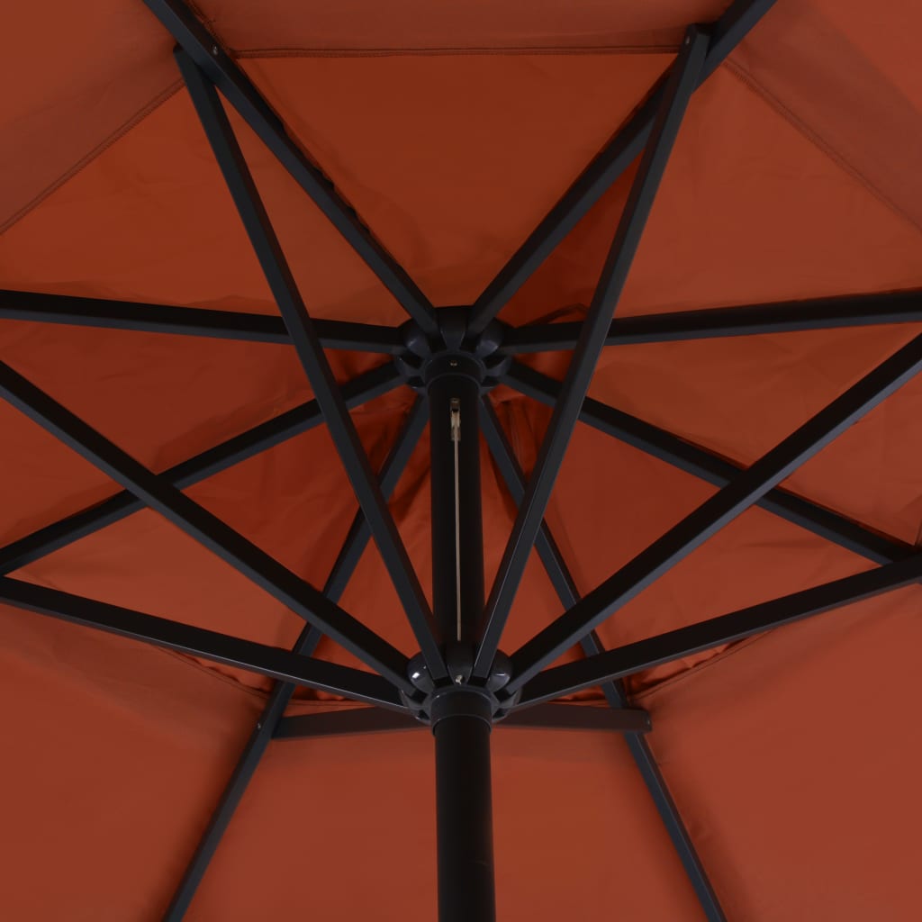 Parasol met aluminium paal 600 cm