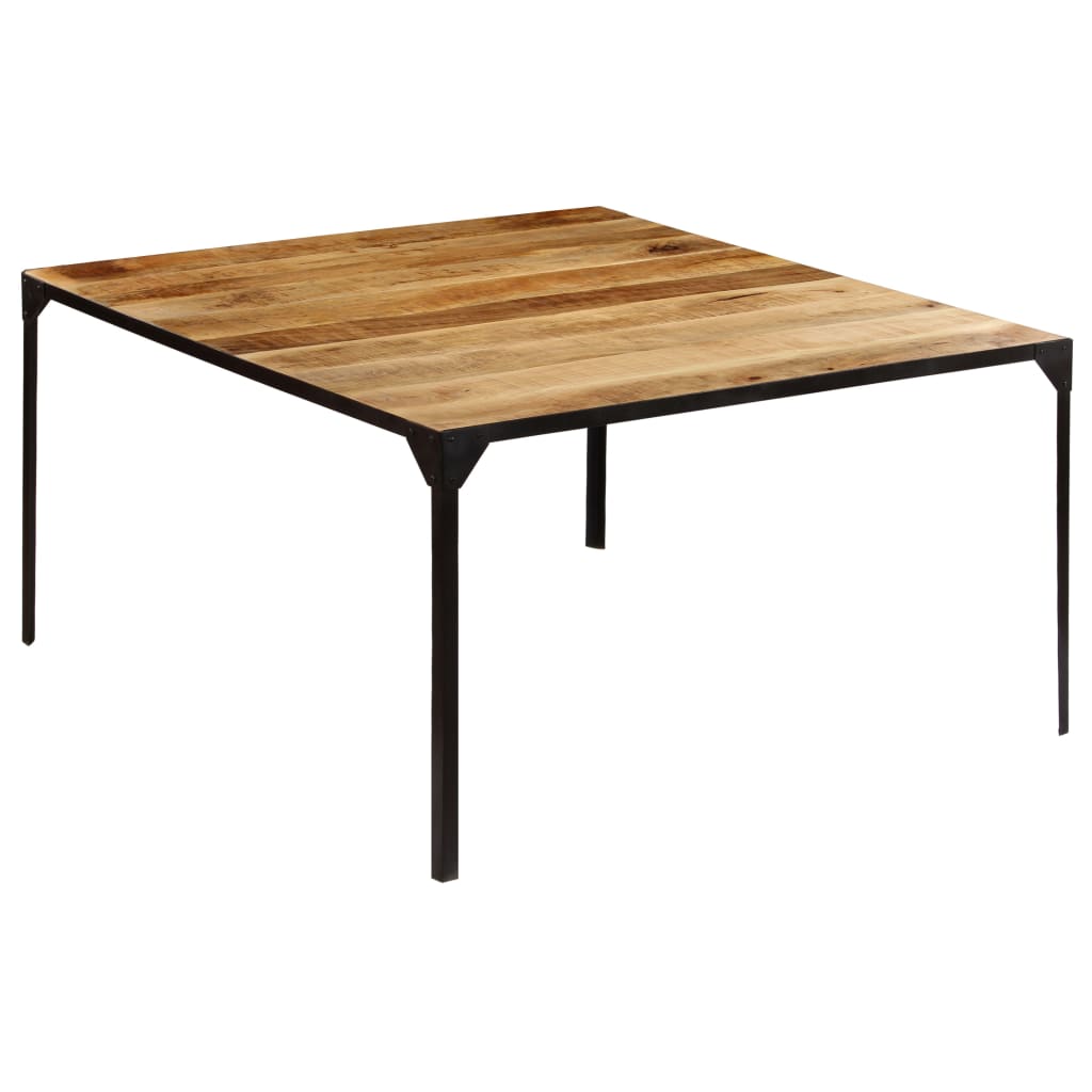 Eettafel 140x140x76 cm massief mangohout