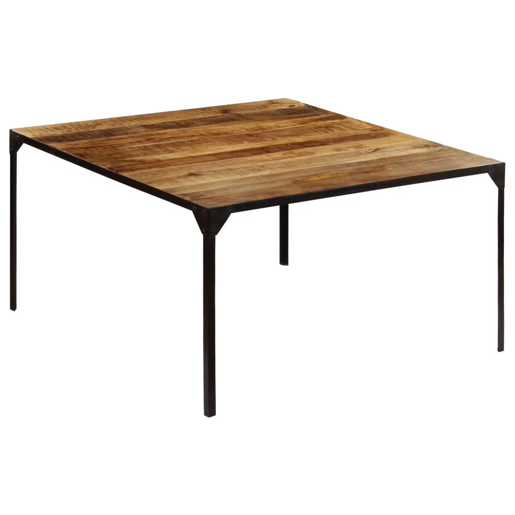 Eettafel 140x140x76 cm massief mangohout