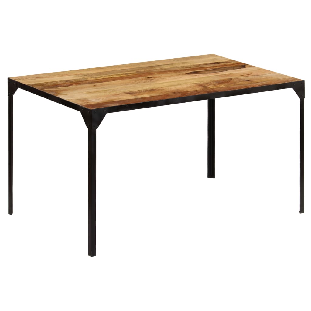 Eettafel 140x140x76 cm massief mangohout