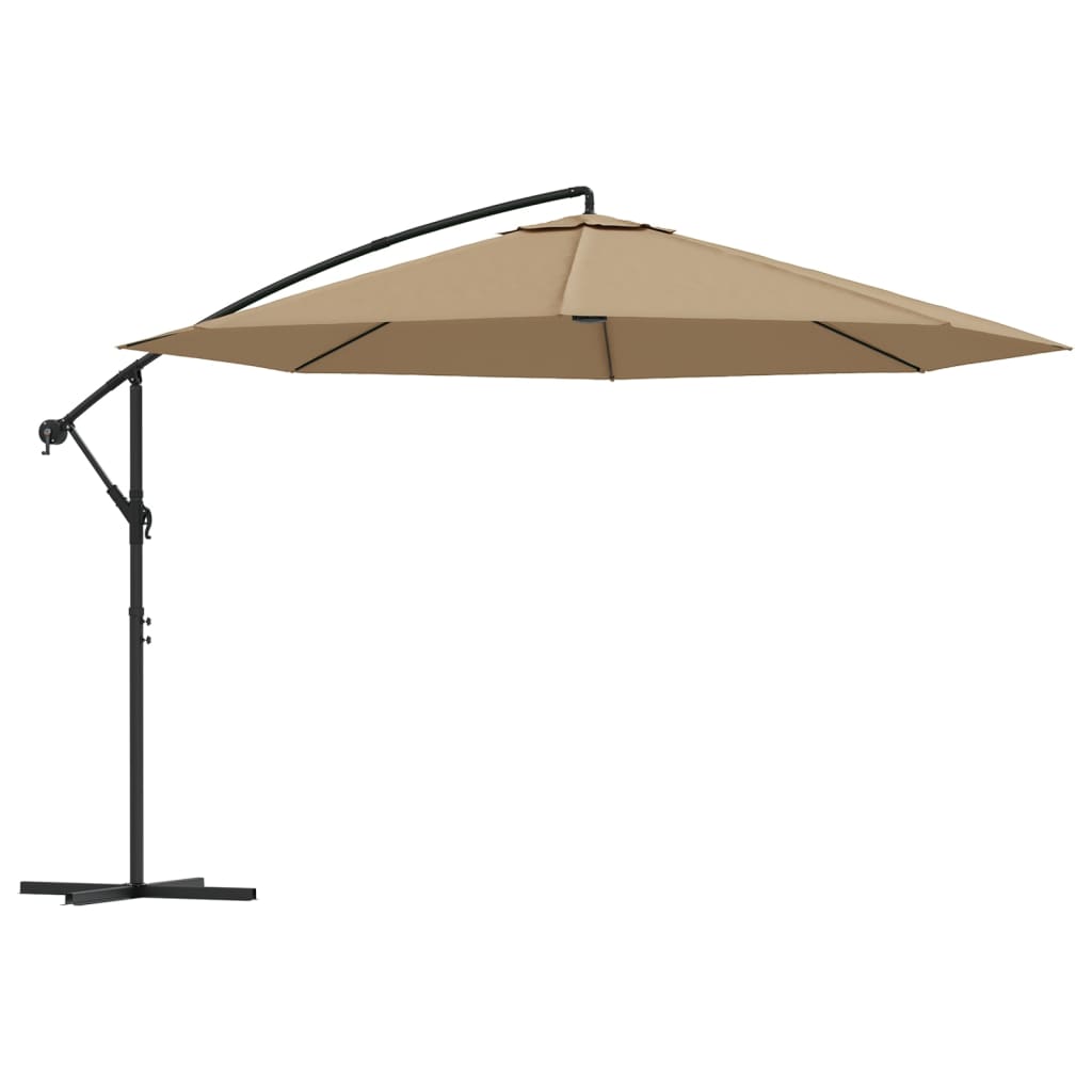 Zweefparasol met aluminium paal 350 cm