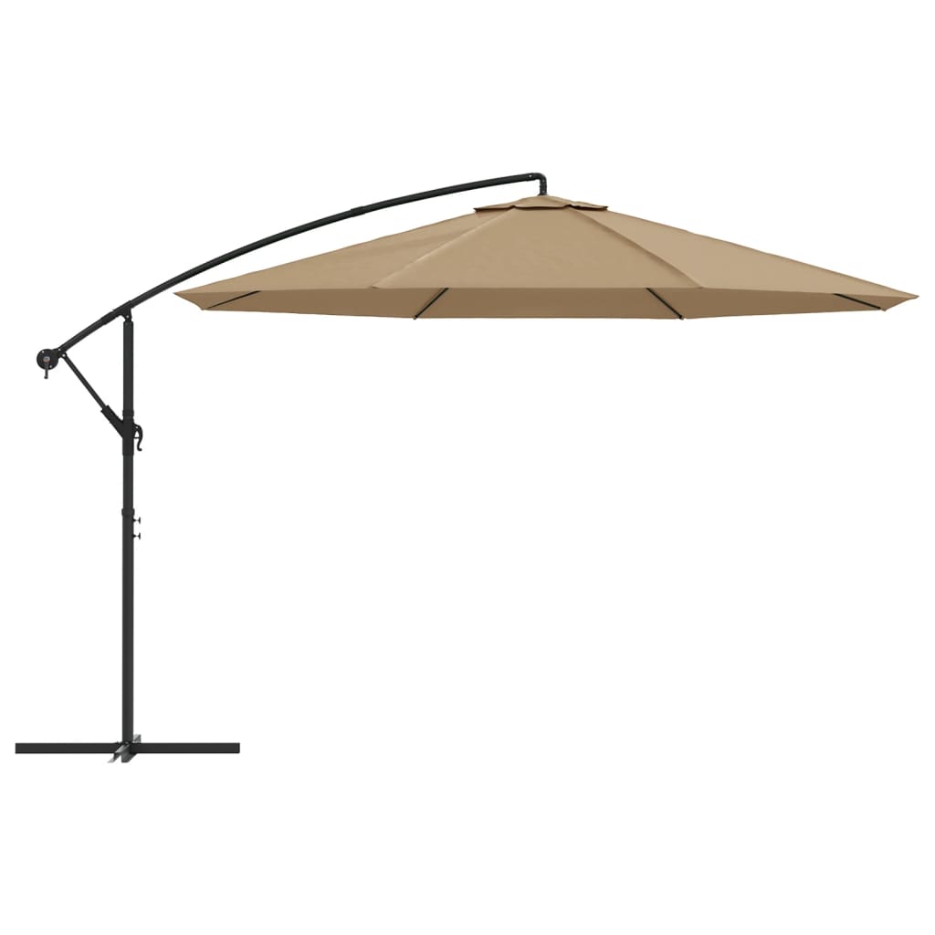 Zweefparasol met aluminium paal 350 cm