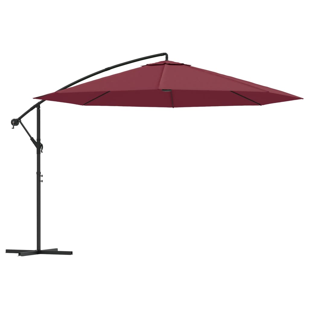 Zweefparasol met aluminium paal 350 cm