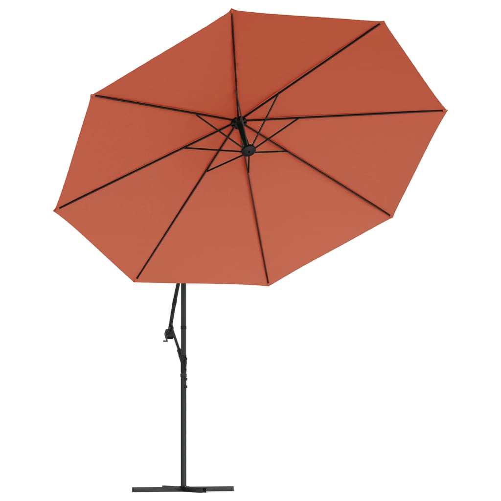 Zweefparasol met aluminium paal 350 cm