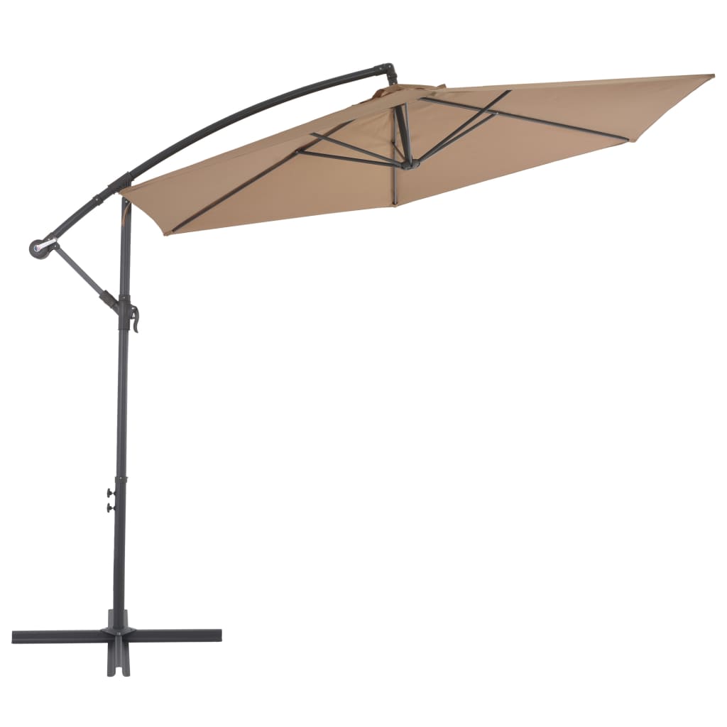 Zweefparasol met aluminium paal 300 cm