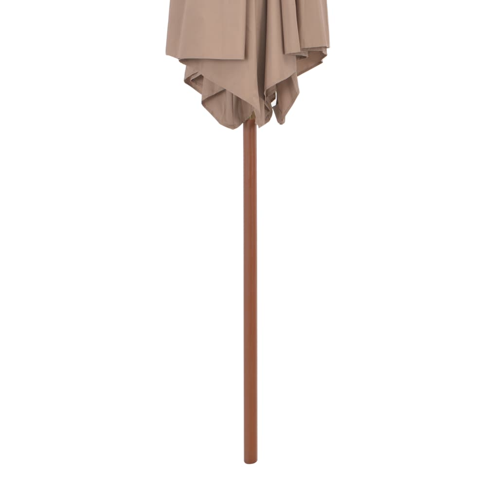 Parasol met houten paal 270 cm