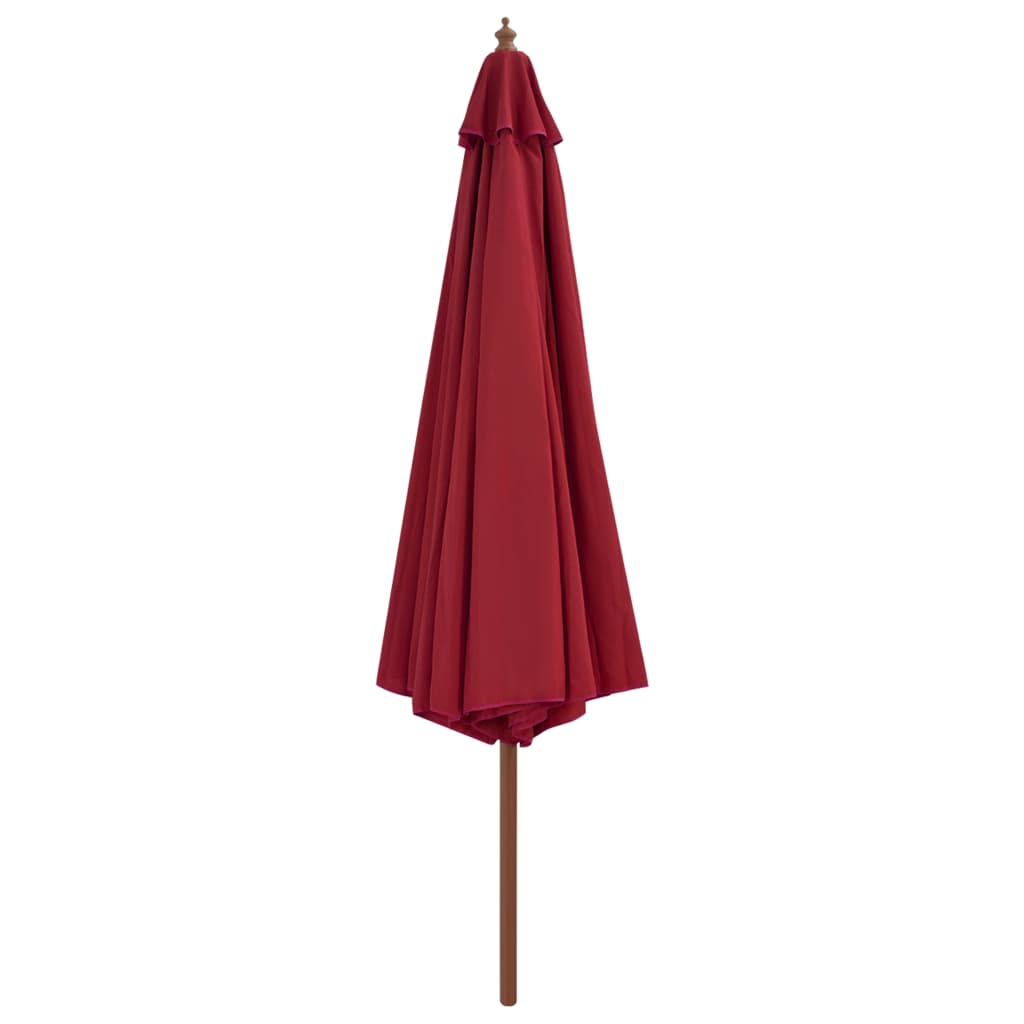 Parasol met houten paal 350 cm