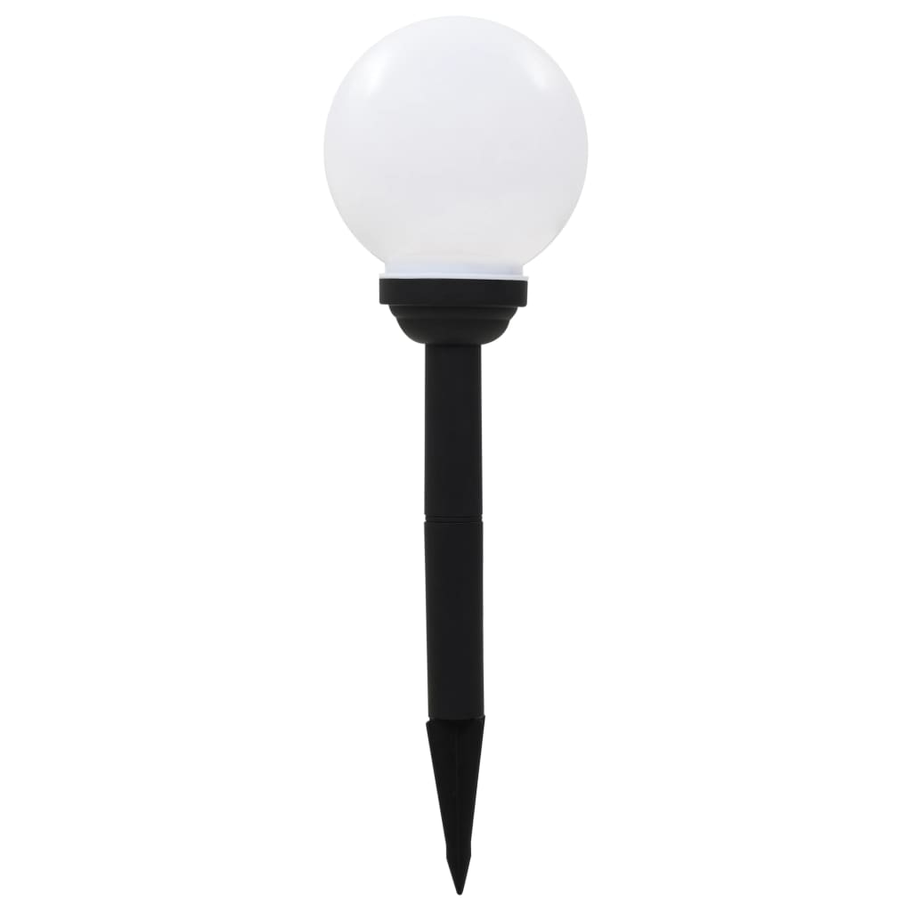 LED-solarlampen rond 15 cm RGB 4 st