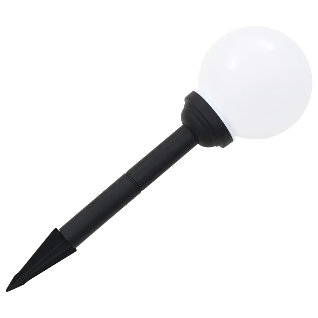 LED-solarlampen rond 15 cm RGB 4 st