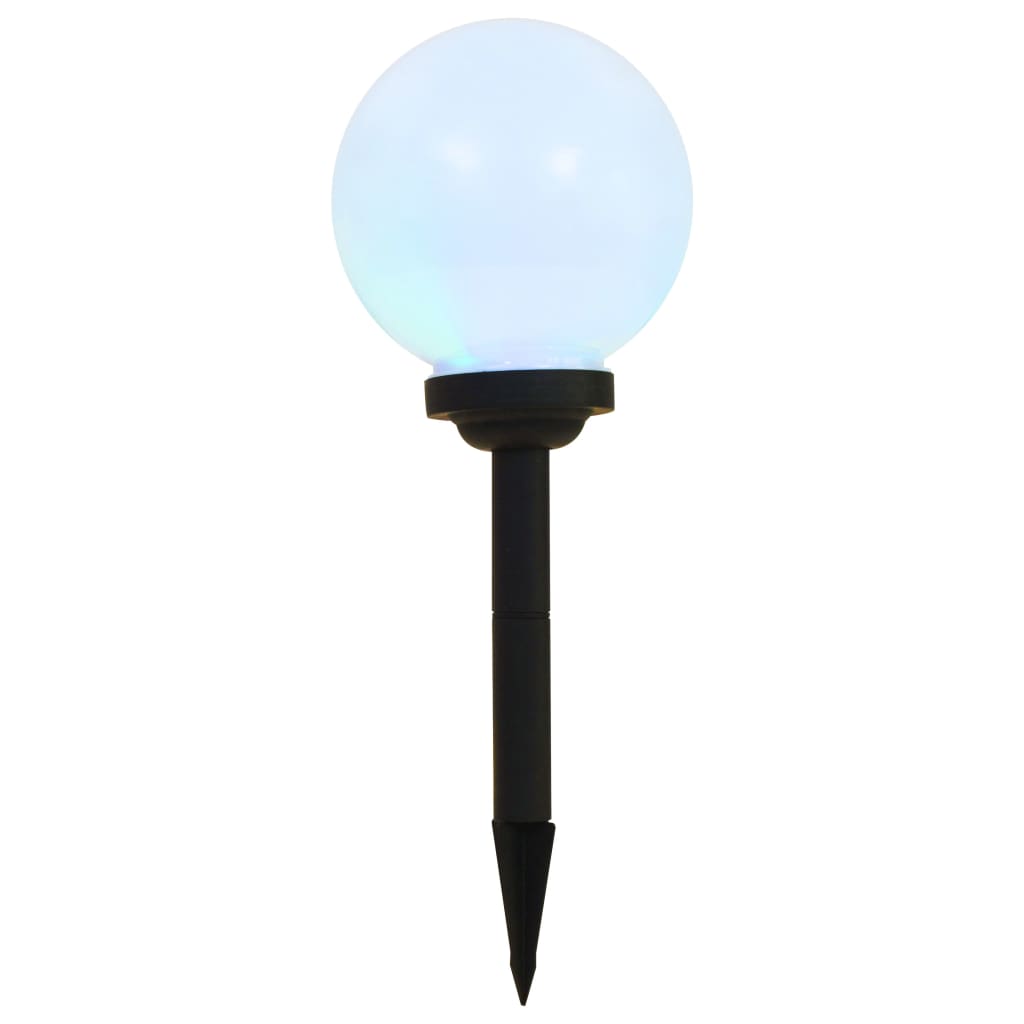 Solarlampen 2 st LED rond 50 cm RGB