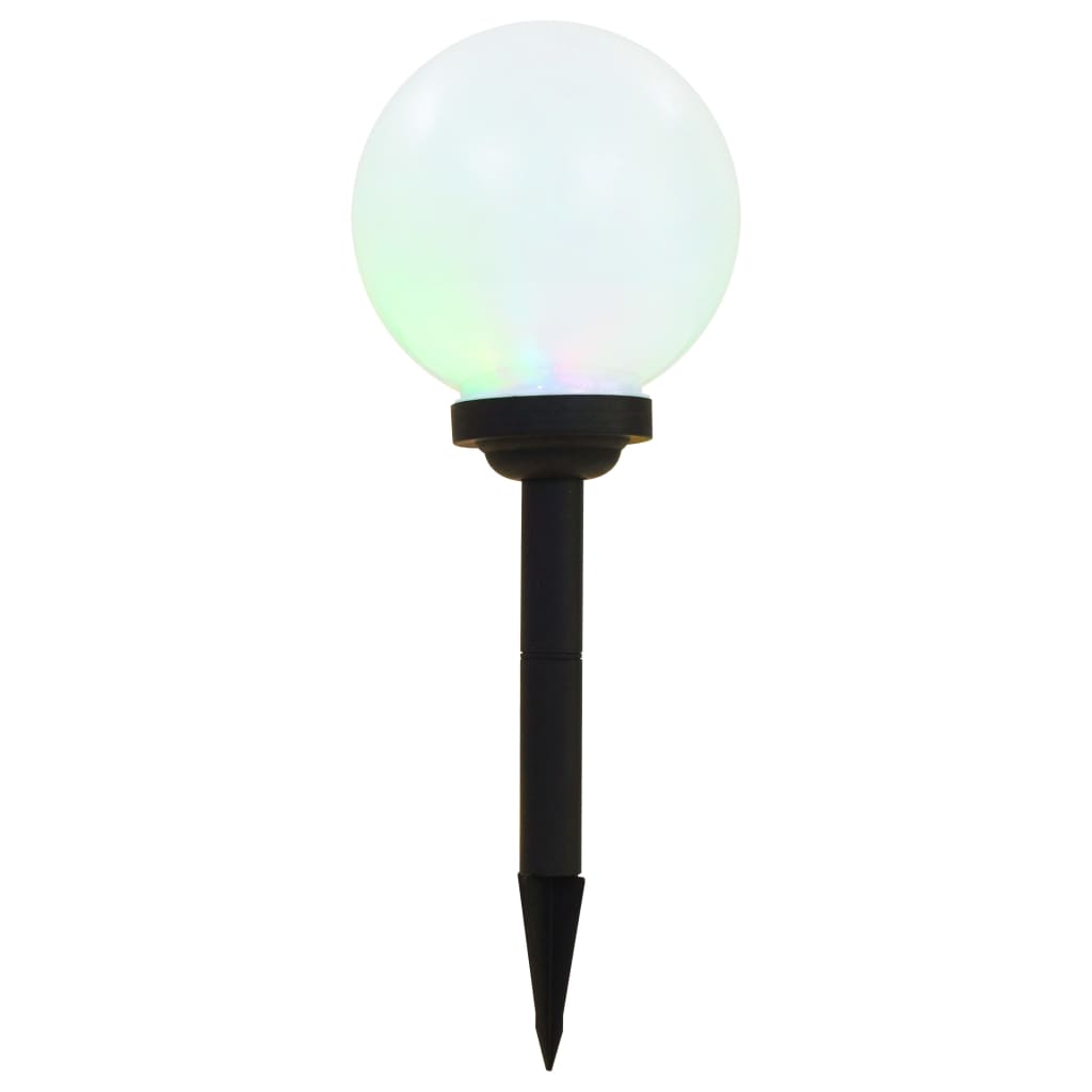 Solarlampen 2 st LED rond 50 cm RGB