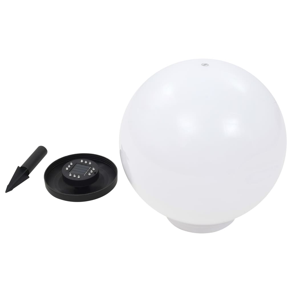 Solarlampen 2 st LED rond 50 cm RGB