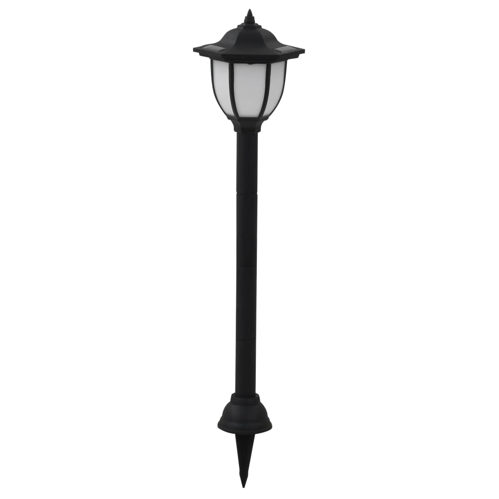 LED-solarlampen zwart 3 st